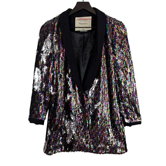 Cartonnier Anthropologie Sequins Blazer Jacket - Size XS - Picture 1 of 10